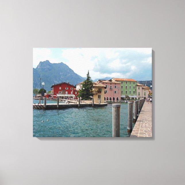 Lake Garda Torbole view canvas print (Front)