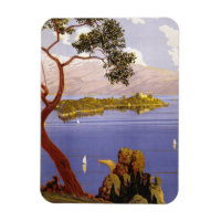 Lake Garda Vintage Travel Poster