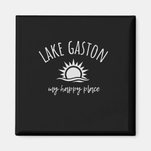 Lake Gaston My Happy Place Boating Fishing Camping Magnet