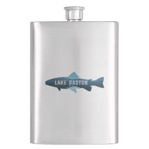 Lake Gaston North Carolina Virginia Fish Hip Flask