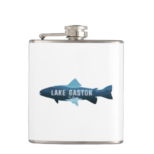 Lake Gaston North Carolina Virginia Fish Hip Flask