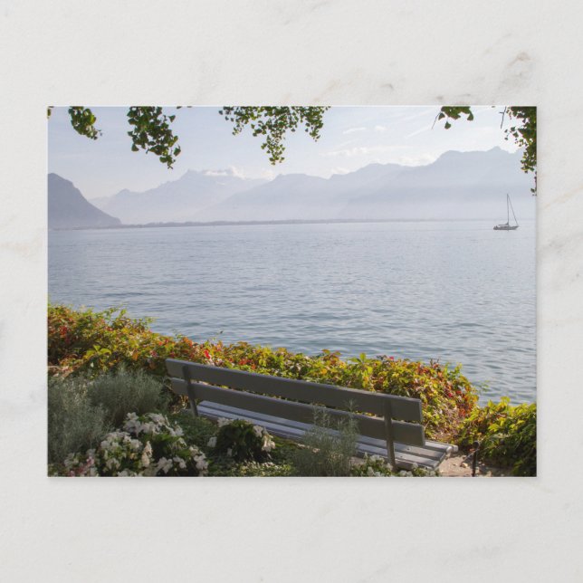 Lake Geneva Switzerland Postcard (Front)