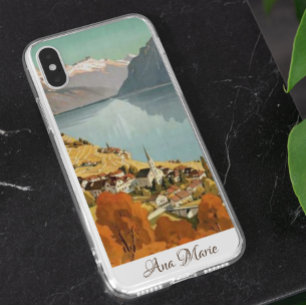 Lake Geneva, Switzerland Vintage Travel Samsung Galaxy Case