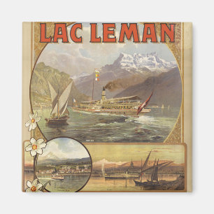 Lake Geneva Travel Magnet