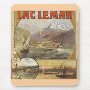 Lake Geneva Travel Mouse Pad