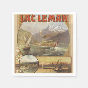 Lake Geneva Travel Napkin