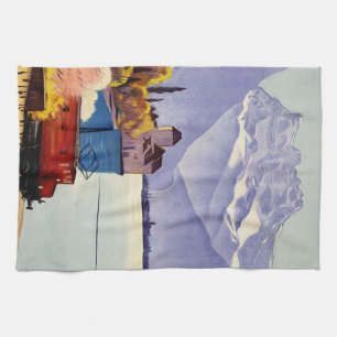 Lake Geneva Travel Tea Towel