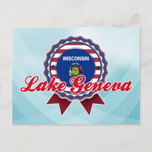 Lake Geneva, WI Postcard