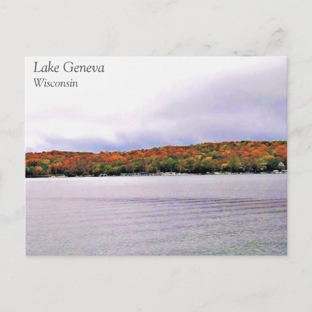 Lake Geneva, Wisconsin Postcard (Front)
