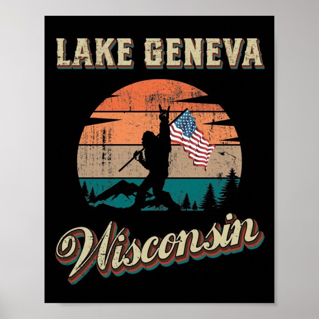 Lake Geneva Wisconsin Poster (Front)