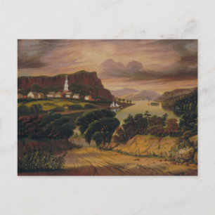 Lake George and the Village of Caldwell Postcard