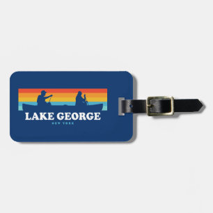 Lake George, New York Canoe Luggage Tag
