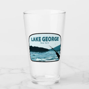 Lake George New York Fishing Rod Glass