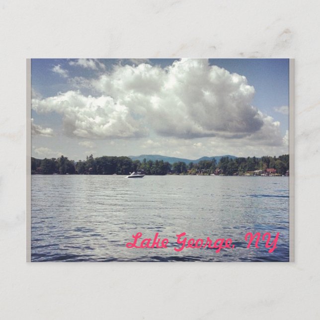 Lake George, NY Postcard (Front)