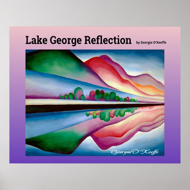 Lake George Reflection Poster (Front)