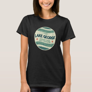 Lake George Shark Free and Unsalted Camping New Yo T-Shirt