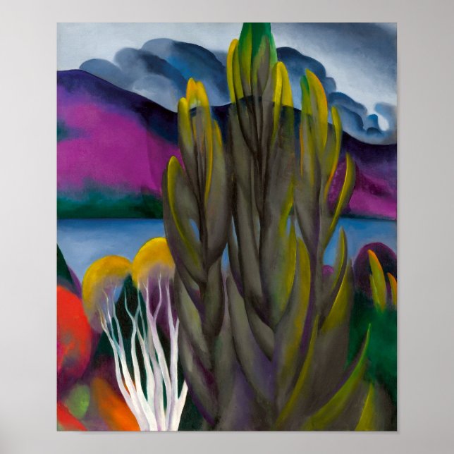 Lake George White Birch | Georgia O'keeffe | Poster (Front)