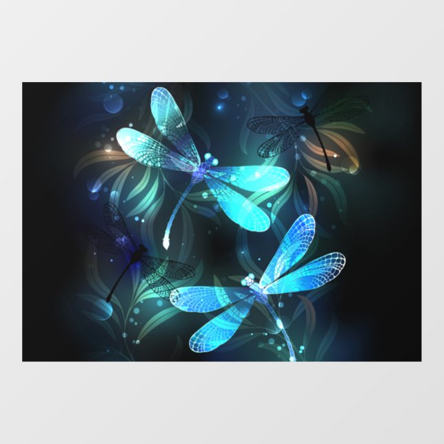 Lake Glowing Dragonflies (Sheet)