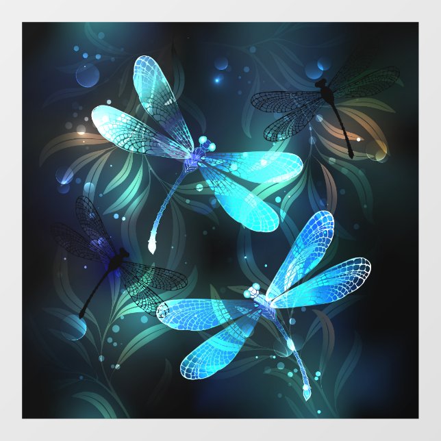 Lake Glowing Dragonflies (Sheet)