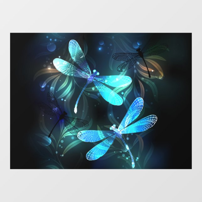 Lake Glowing Dragonflies (Sheet)
