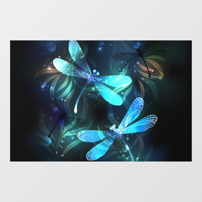 Lake Glowing Dragonflies (Sheet)