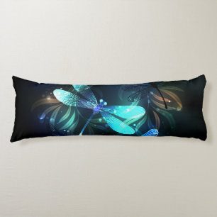 Lake Glowing Dragonflies Body Cushion