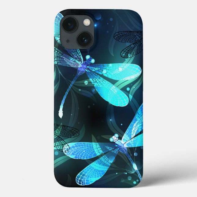 Lake Glowing Dragonflies Case-Mate iPhone Case (Back)