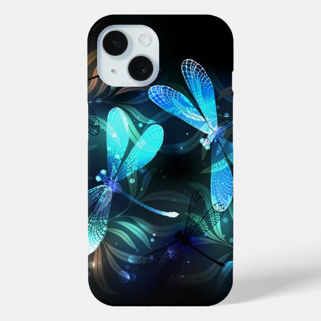 Lake Glowing Dragonflies Case-Mate iPhone Case (Back)