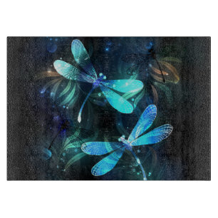Lake Glowing Dragonflies Cutting Board