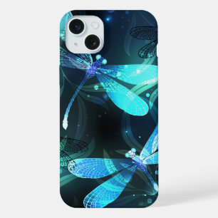 Lake Glowing Dragonflies iPhone 15 Plus Case
