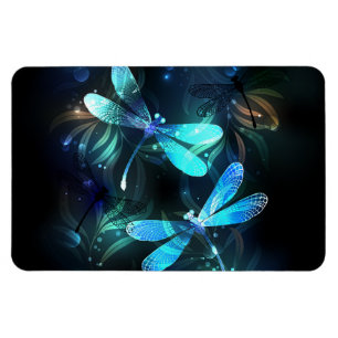 Lake Glowing Dragonflies Magnet