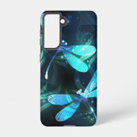 Lake Glowing Dragonflies