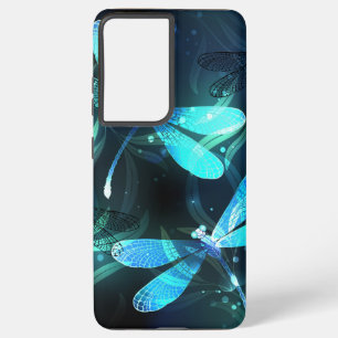 Lake Glowing Dragonflies Samsung Galaxy Case