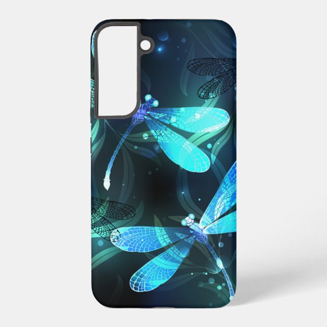 Lake Glowing Dragonflies Samsung Galaxy S22+ Case (Back)