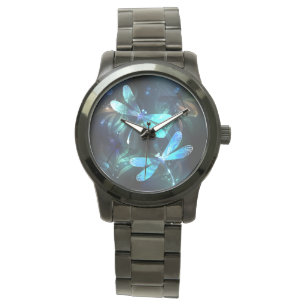 Lake Glowing Dragonflies Watch