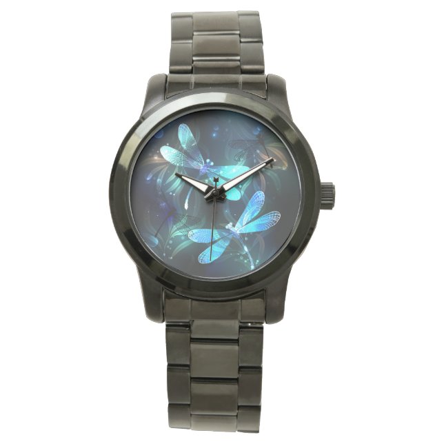 Lake Glowing Dragonflies Watch (Front)