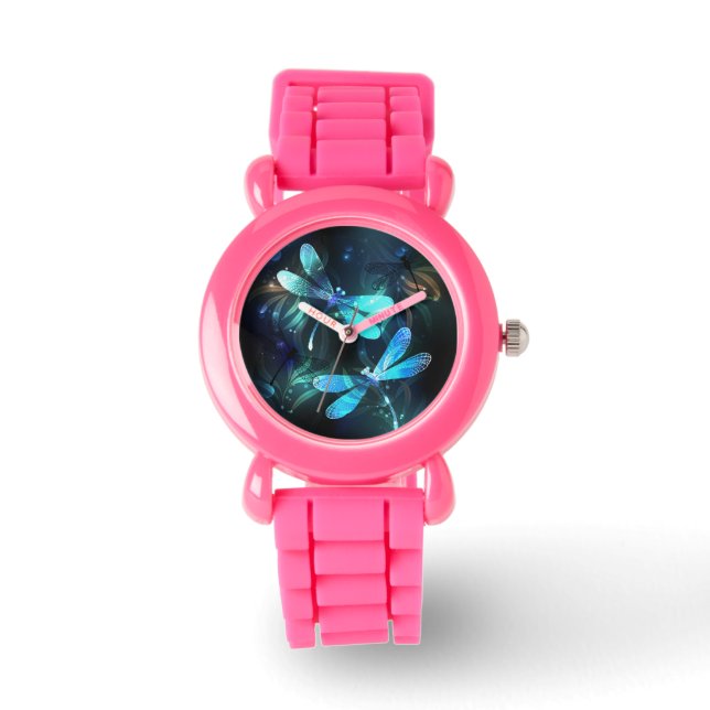 Lake Glowing Dragonflies Watch (Front)