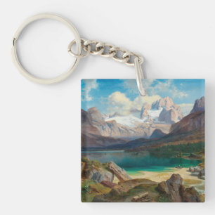 Lake Gosau With A View Of The Dachstein Massif Key Ring