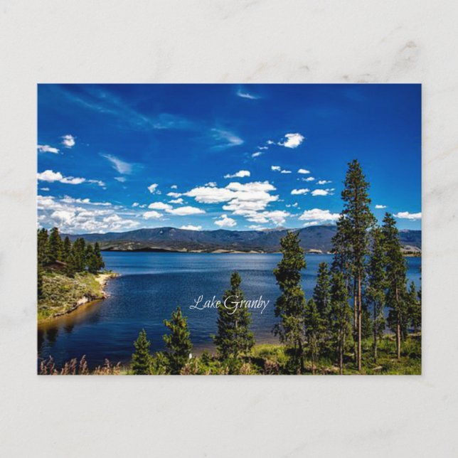 Lake Granby Postcard (Front)