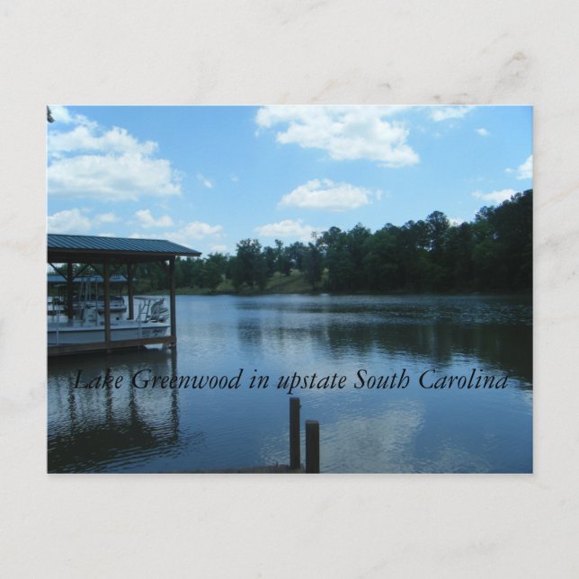 Lake Greenwood3, Lake Greenwood in upstate Sout... Postcard (Front)