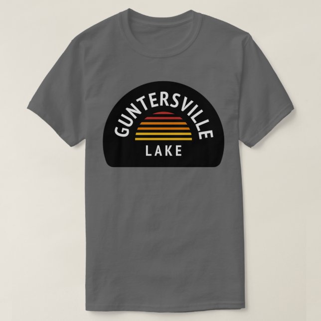 Lake Guntersville Sunset Triblend T-Shirt (Design Front)