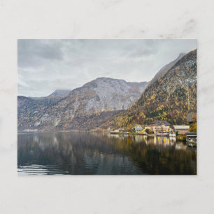 Lake Hallstatt Scenery Holiday Postcard