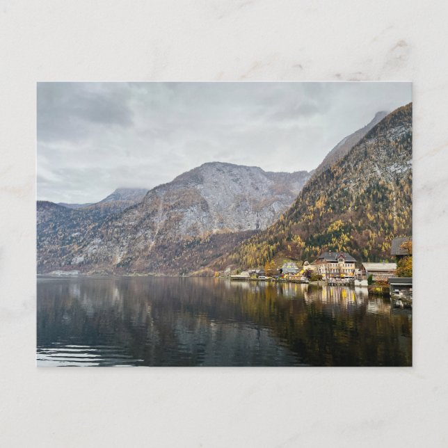 Lake Hallstatt Scenery Postcard (Front)