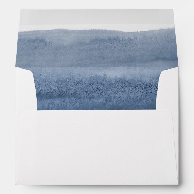 Lake Harbour Fog Wedding | Envelope (Back (Bottom))