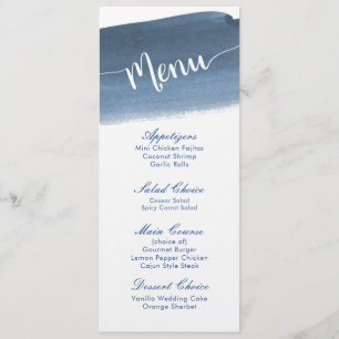 Lake Harbour Fog Wedding Menu