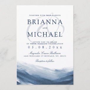 Lake Harbour Morning Wedding Invitation