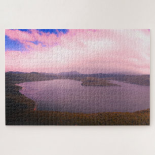 Lake Hauroko Panorama & New Zealand /PART.1 Jigsaw Puzzle