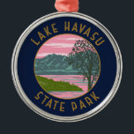 Lake Havasu State Park Retro Distressed Circle Metal Tree Decoration<br><div class="desc">Lake Havasu State Park vector artwork design. Lake Havasu State Park is a state park located on Lake Havasu in Mohave County,  Arizona,  US.</div>