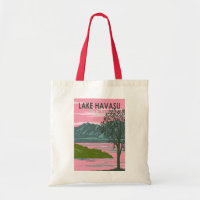 Lake Havasu State Park Travel Art Vintage