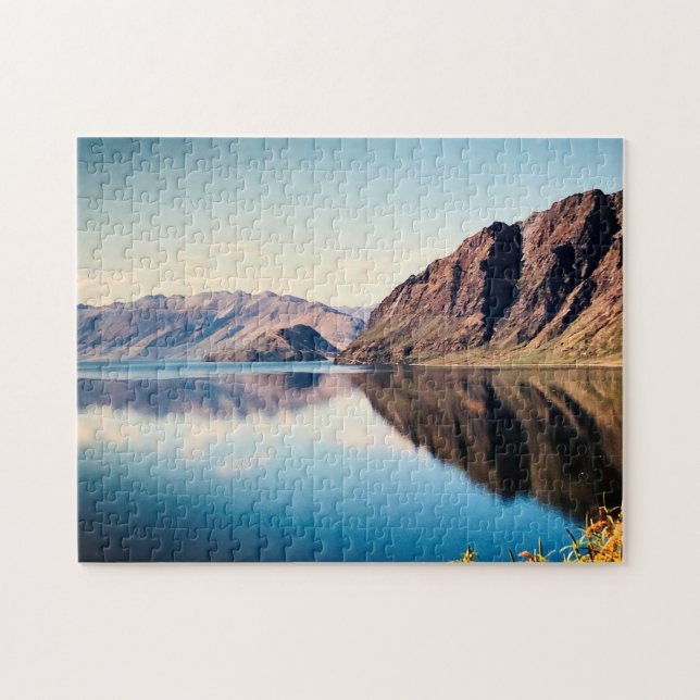 Lake Hawea New Zealand Otago travel Jigsaw Puzzle (Horizontal)